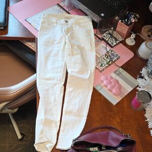 Levi's Cream Super Skinny Jeans